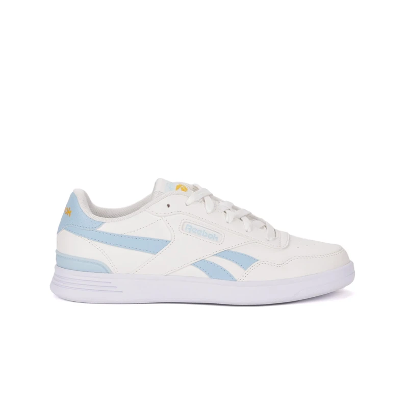 Reebok Court Advance Clip Chalk/SOFTBLUE/FIERCEGOLD Female Tennis Shoes
