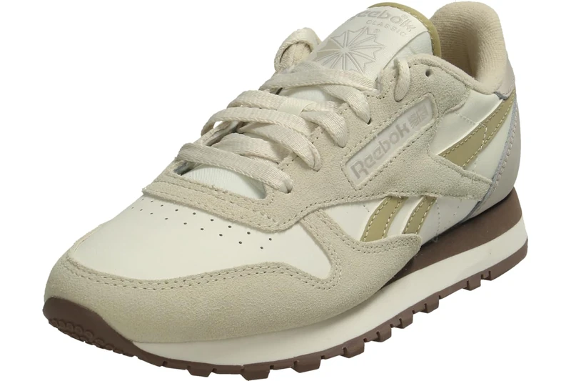 Reebok Classic Leather Chalk/Alabaster/Moonstone Female Running Shoes