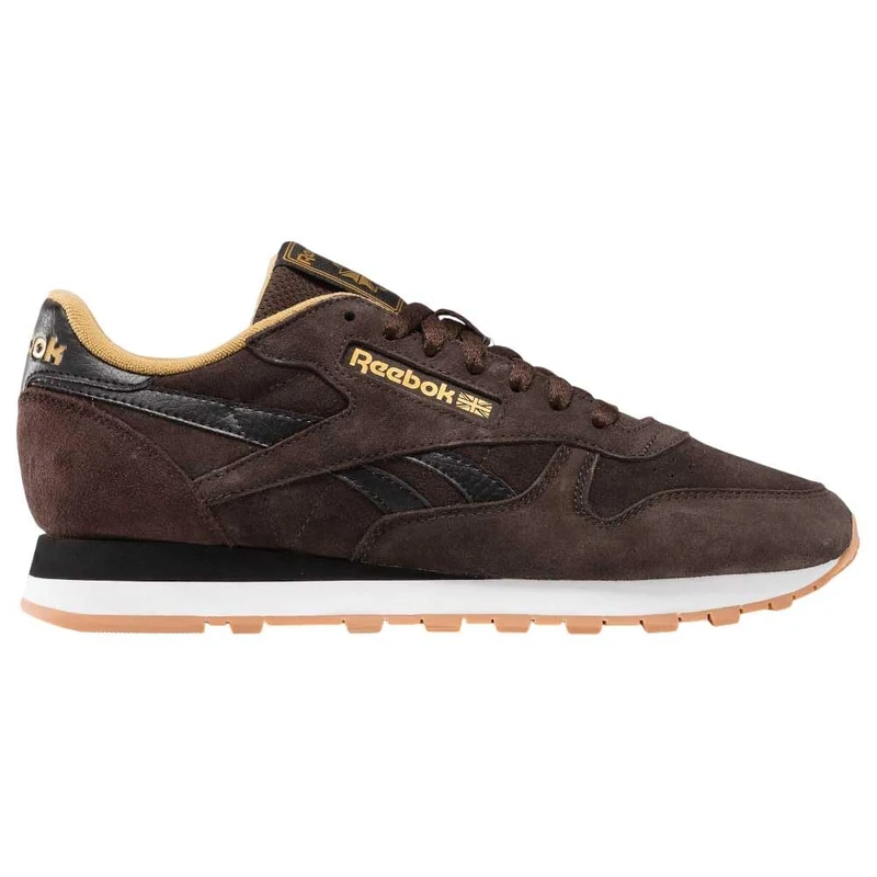 Reebok Classic Leather Dark Matter/Black/Khaki Brown Unisex Running Shoes