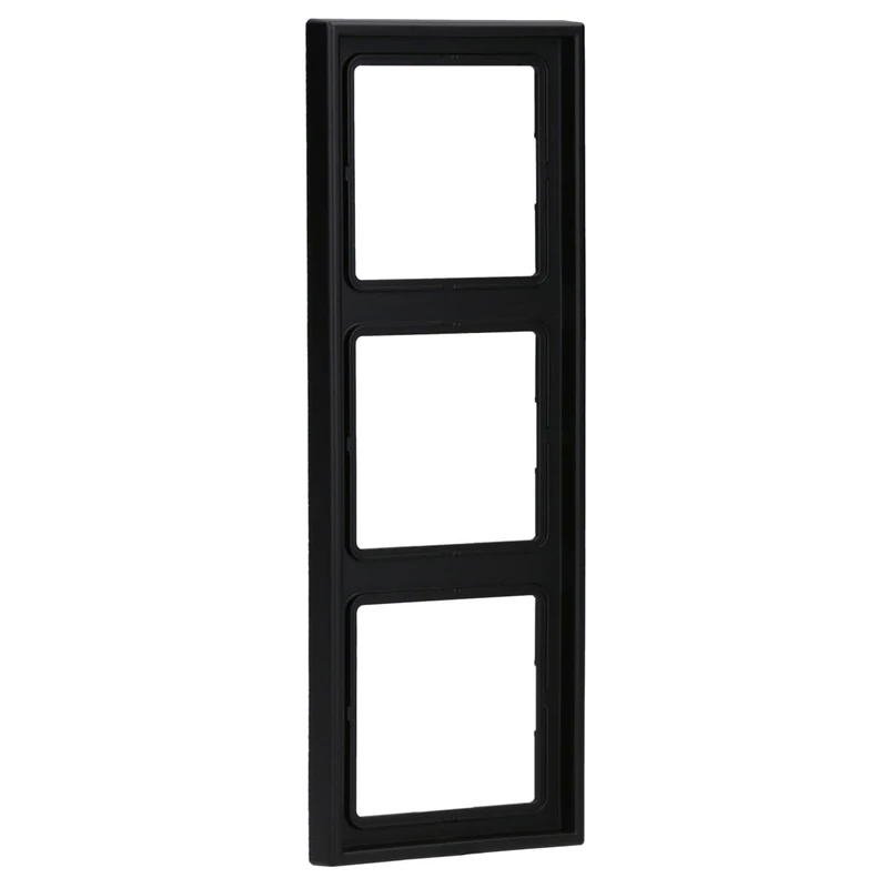 LS Triple Frame Matt Black (JUNG LS983SWM)