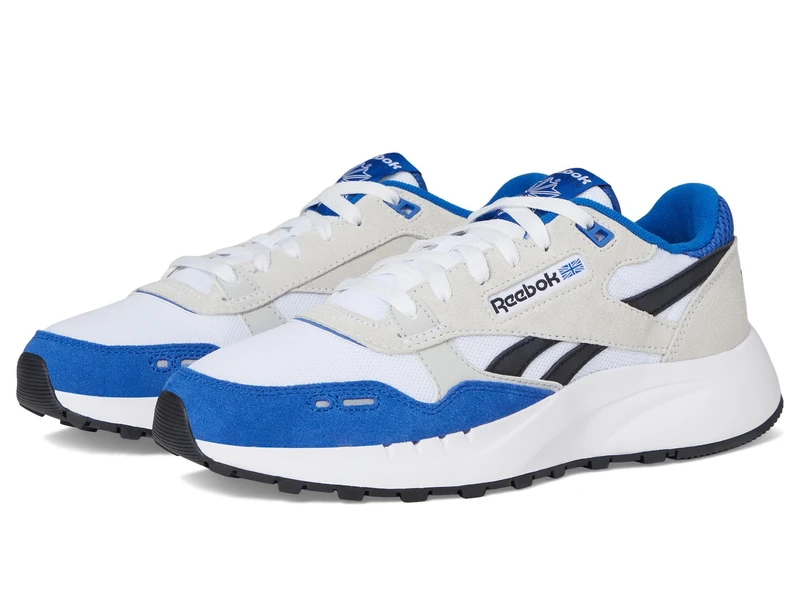 Reebok Classic Leather 2400 White/Boundless Blue/Black Unisex Running Shoes