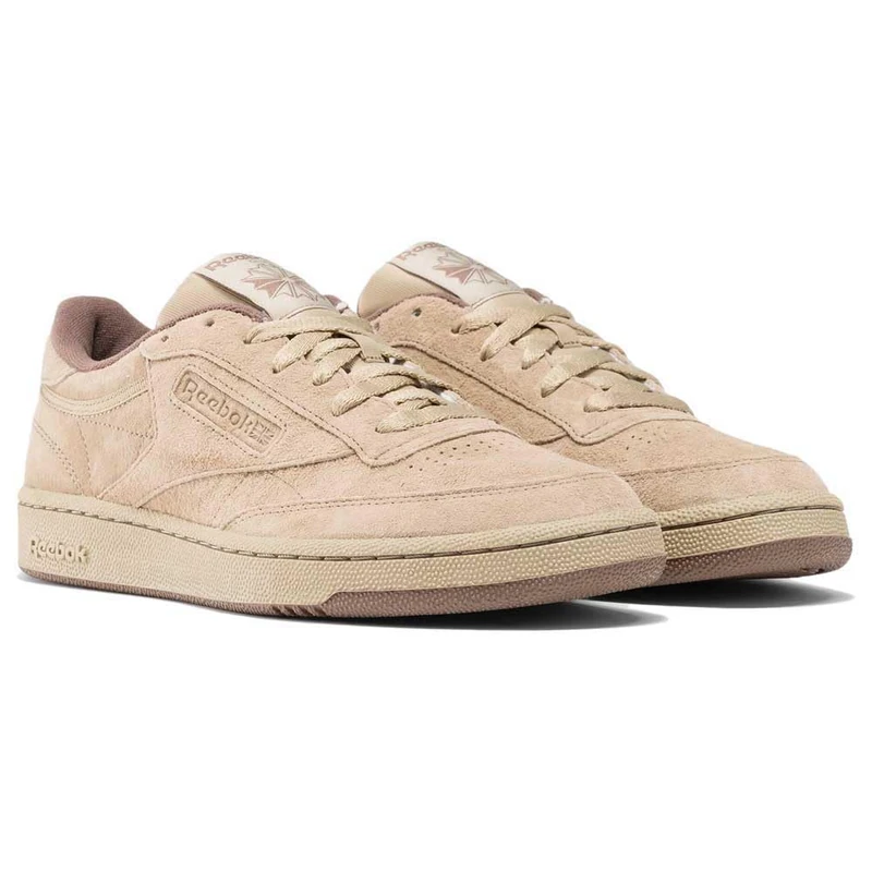 Reebok Club C 85 Mushroom/UTILITYBRWN Unisex Tennis Shoes Brown