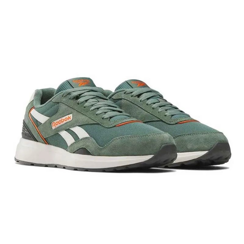Reebok GL1100 Escape Green/Chalk/Pump Orange Unisex Running Shoes