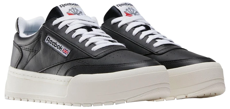 Reebok Club C MEGACOURT Black/Chalk/White Unisex Tennis Shoes