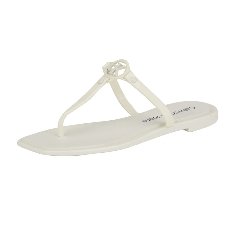 Calvin Klein Women's Edhen Sandal, White 140, 5.5 UK - Image 1