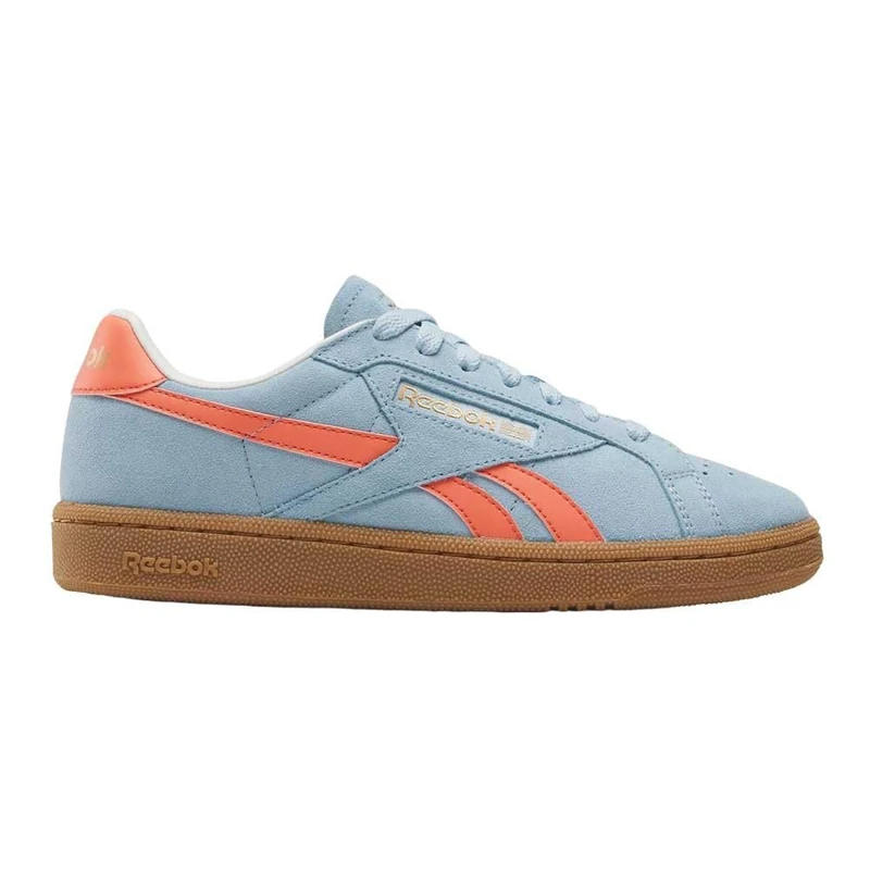 Reebok Club C Grounds UK SOFTBLUE/SUPERCHARGEDCORAL/Gum Female Tennis Shoes