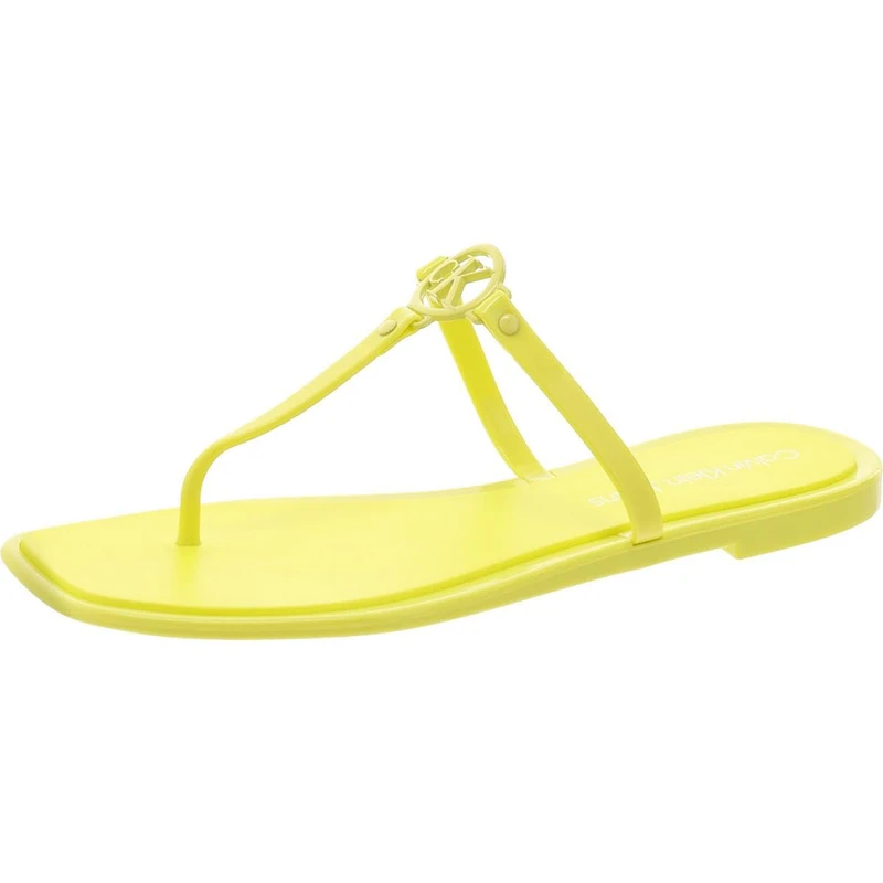 Calvin Klein Women's Edhen Sandal, Yellow 700, 5.5 UK
