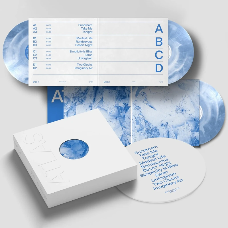 Atlas (Limited Edition 10 Year Anniversary Box Set) [White & Blue Vinyl with Slipmat and Photo] [VINYL]
