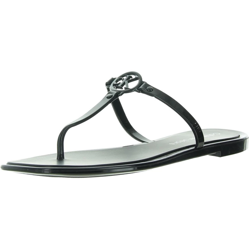 Calvin Klein Women's Edhen Sandal, Black 001, 4.5 UK