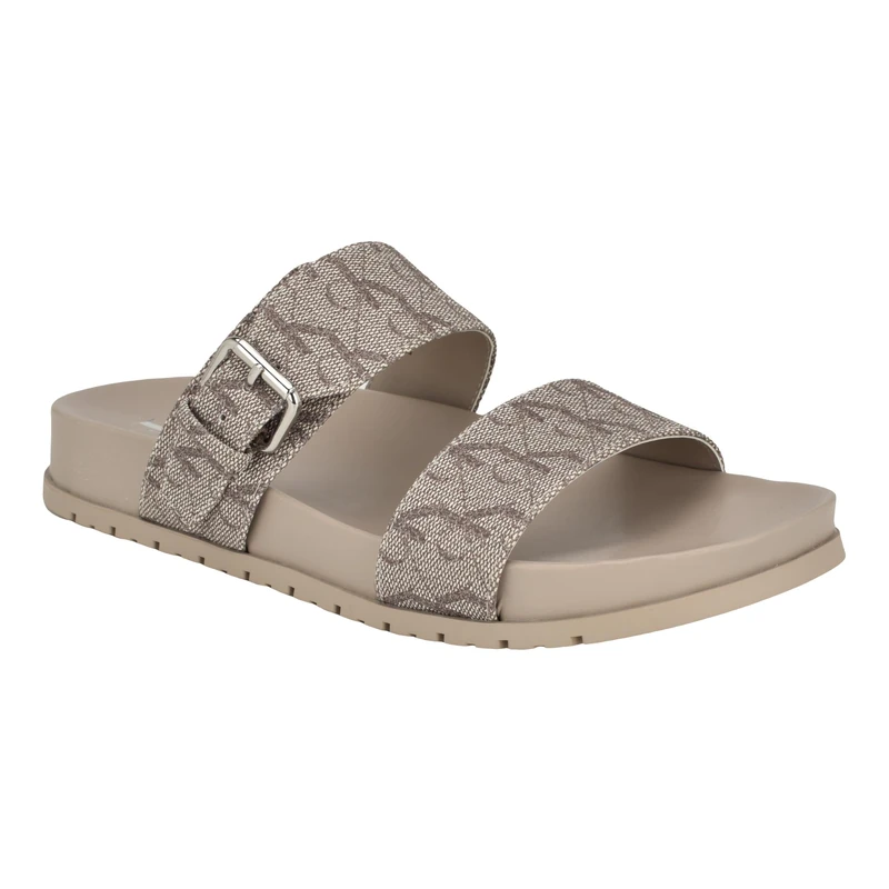 Calvin Klein Women's Landesa Sandal, Almond 120, 7.5 UK