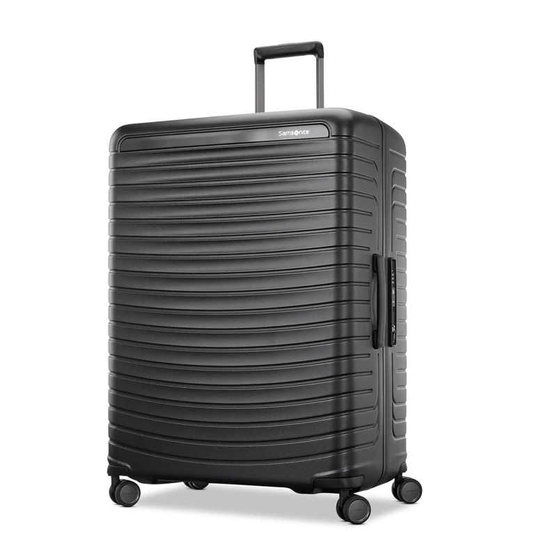 Samsonite Framelock Hardside Luggage with Spinner Wheels, Black, Large Spinner, Framelock Hardside Luggage with Spinner Wheels