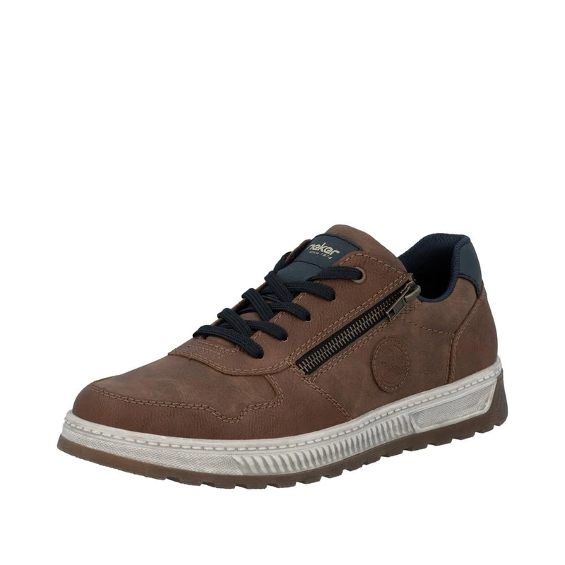 Rieker 37029-24 Lace-Up Shoes Synthetic Men in Brown, Brown 24, 9 UK