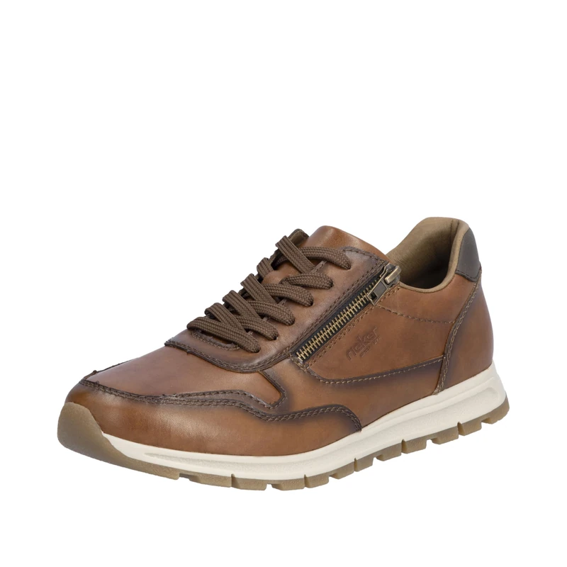 Rieker Men's B0504 Sneaker (Brown, UK Footwear Size System, Adult, Men, Numeric, Medium, 11.5)