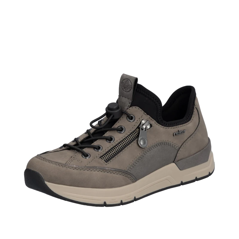 Rieker Women's 58958 Slippers, Grey 16, 4 UK