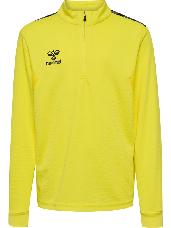 hummel Hmlauthentic Multisport Half-Zip Sweatshirt Children's Size Blazing Yellow