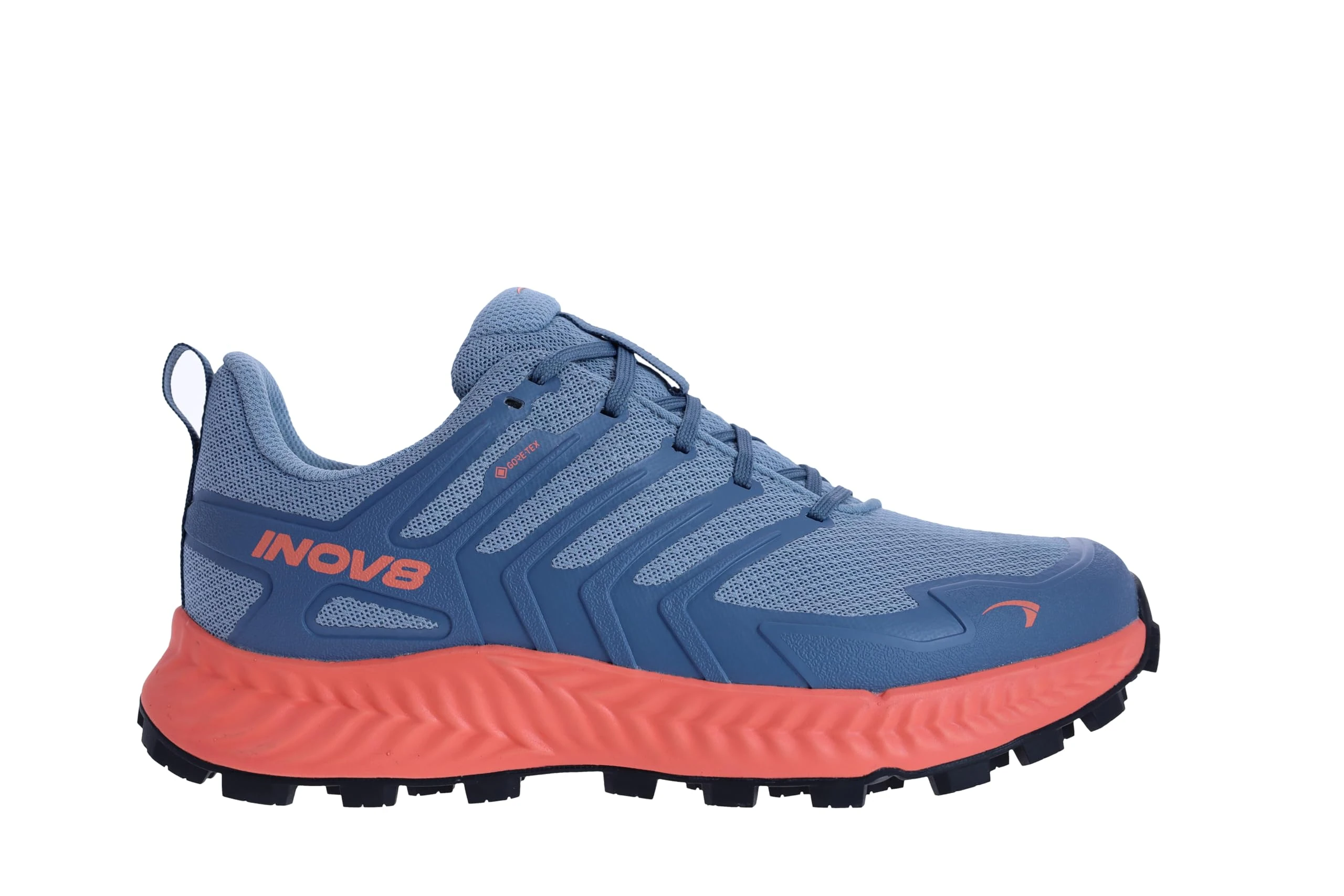 INOV8 Roclite GTX Women's Lightweight Hiking Shoes - Blue Grey/Coral - 5 Wide