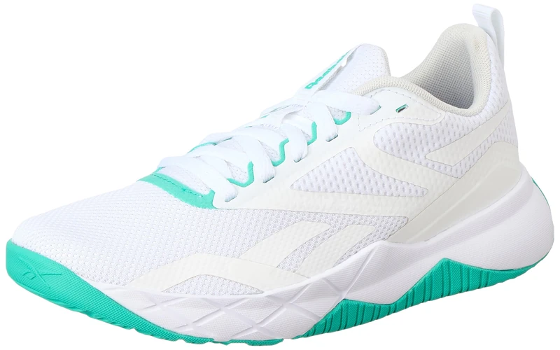 Reebok NFX Trainer Footwear White/Black/Unleashed Green Female Training Shoes