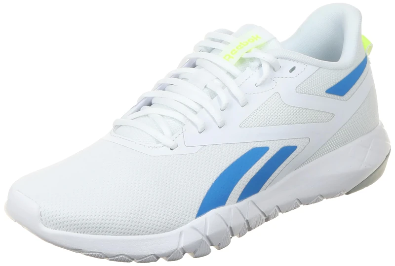 Reebok FLEXAGON Force 4 Footwear White/Kinetic Blue/Digital Lime Male Training Shoes - Image 1
