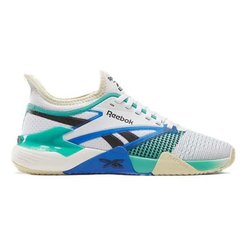 Reebok Nano Court FTWR White/Weathered White/Unlshd Green Female Training Shoes