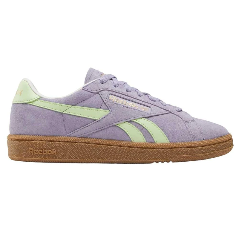 Reebok Club C Grounds UK DUSKPURPLE/ASTROLIME/Gum Female Tennis Shoes