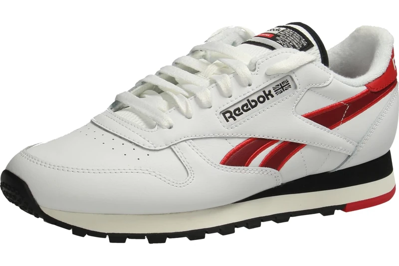 Reebok Classic Leather White/VECTORRED/Black Unisex Running Shoes - Image 1