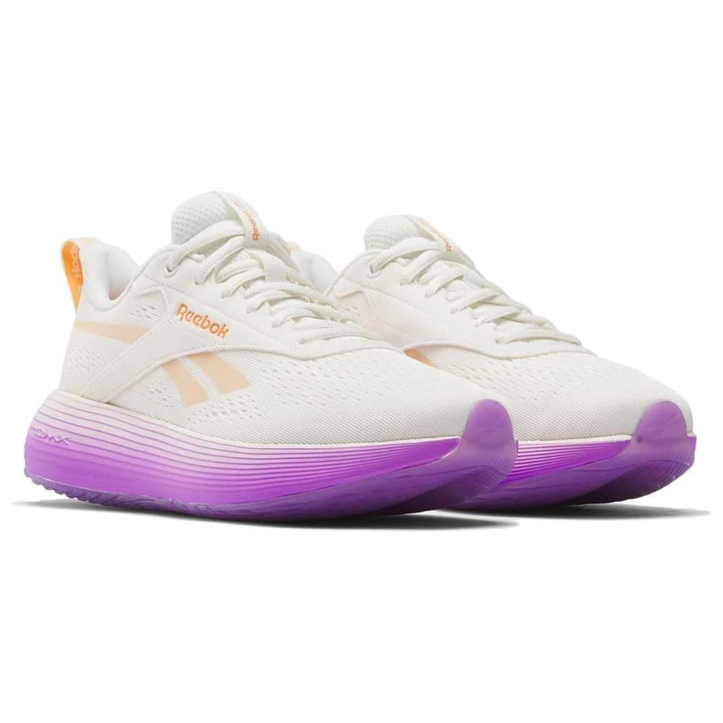 Reebok DMX Comfort + Chalk/Digital Purple/Washed Clay Female Walking Shoes