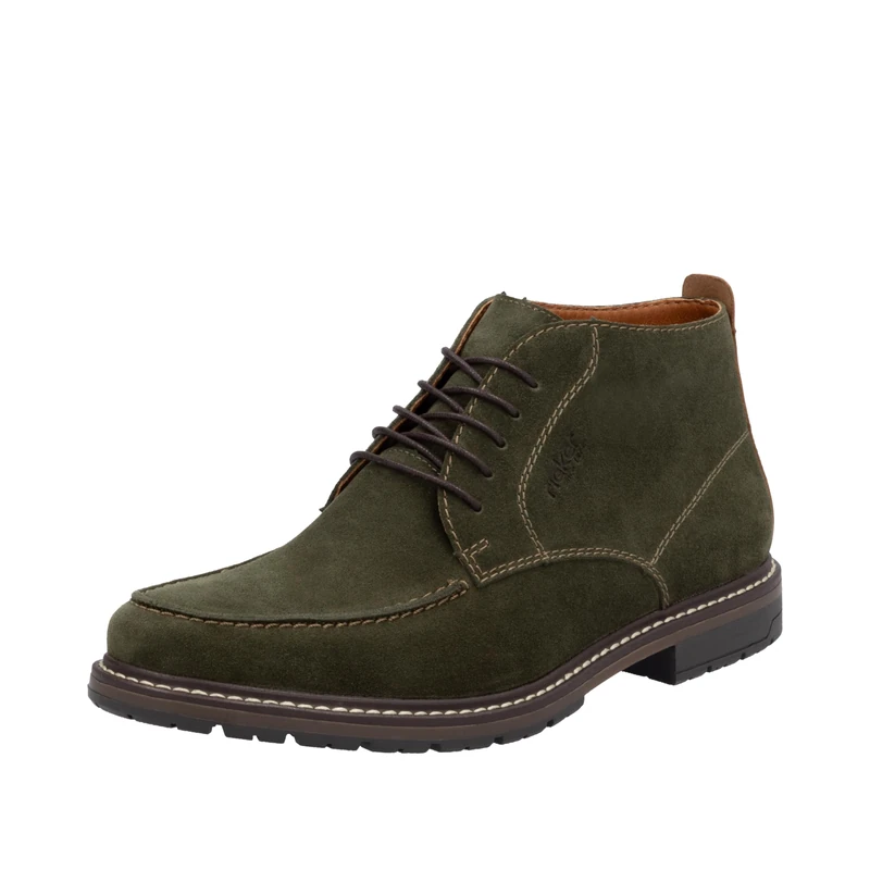 Rieker Men's 13700 Fashion Boots, Green, 10.5 UK