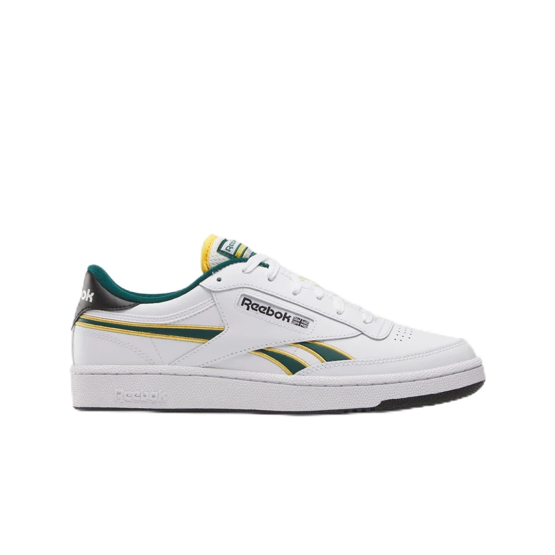 Reebok Club C Revenge White/FIERCEGOLD/CLGTGREEN Unisex Tennis Shoes