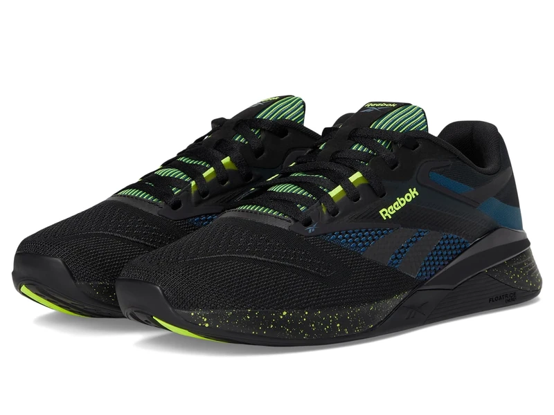 Reebok Nano X4 Black/Escape Blue/Digital Lime Unisex Training Shoes