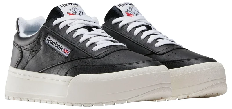 Reebok Club C MEGACOURT Black/Chalk/White Unisex Tennis Shoes