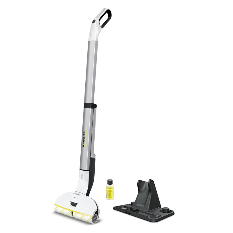 Kärcher Electric mop EWM 2, cordless mop with 2 rotating microfibre rollers, battery life: approx. 20 min, coverage area per battery charge: approx. 60 m²