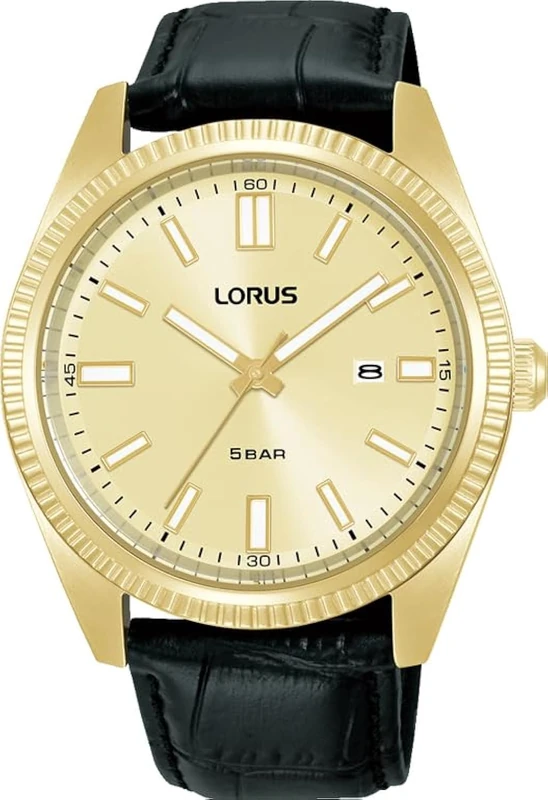 Lorus Men's Analog Quartz Watch with Leather Strap, RH976QX9
