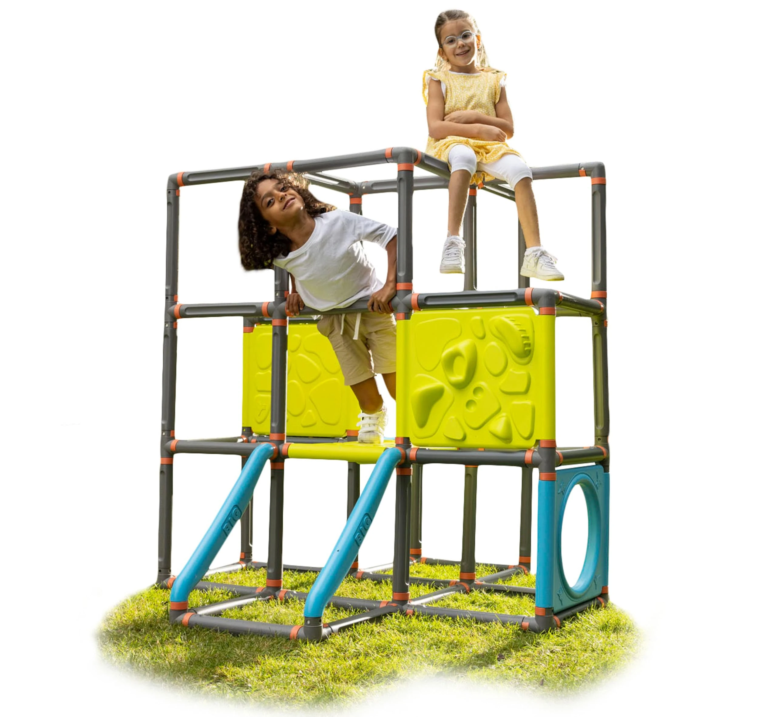 BIG KRAXXL The Frame climbing frame, garden fun for kids. For Children 3+ yrs. Holds 100kg. Easy assemble. Great for physical activity and motor skills. 185cm high and multiple combinations possible.