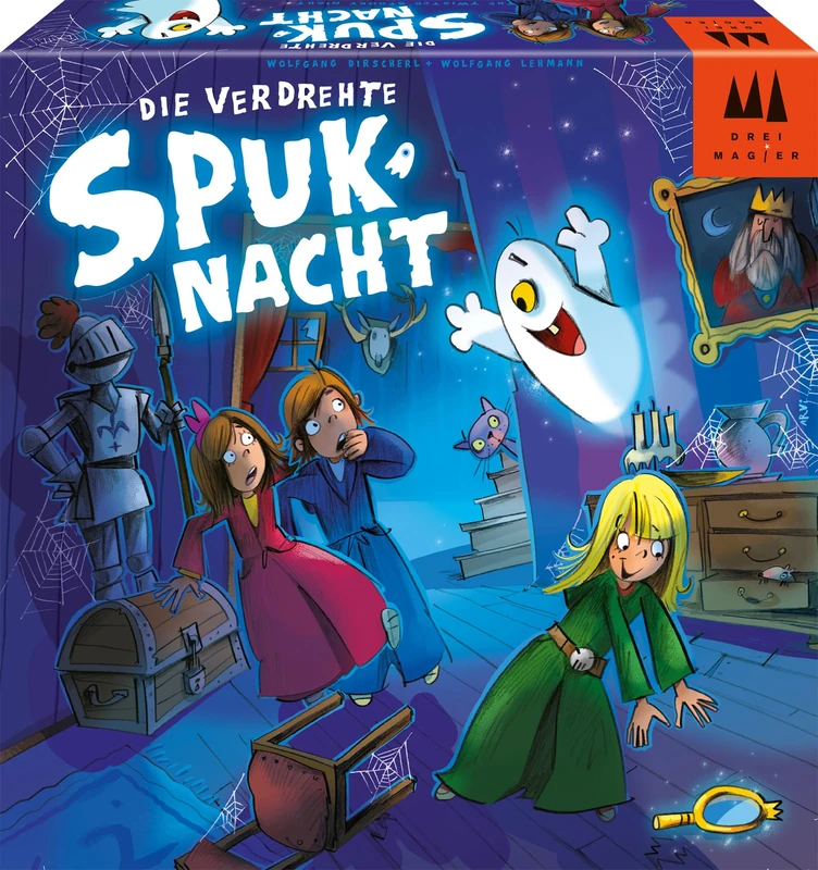 Schmidt Spiele 40896 The Twisted Spuknacht, Three Magicians Children's Game