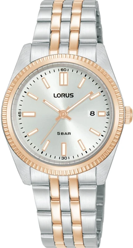Lorus Women’s Traditional Rose Gold SS Bracelet Watch RJ282BX9