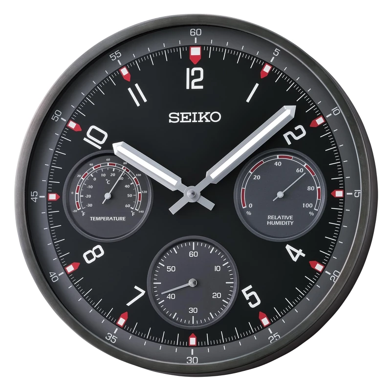 Seiko Clocks Aluminium QXA823K
