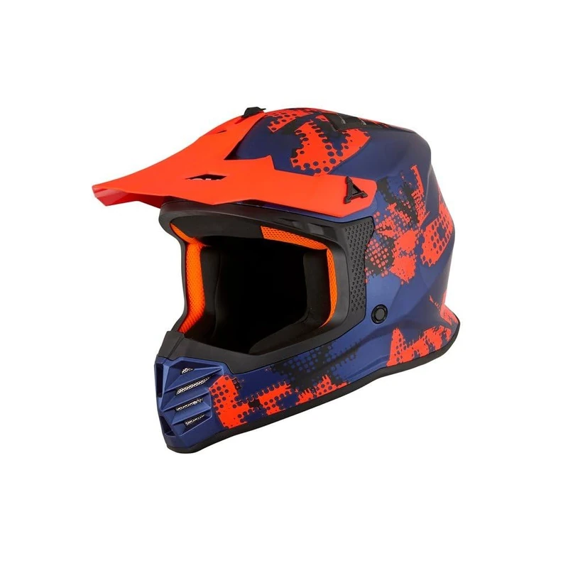 KSK Children's Cross Helmet Poison Dart Cross Orange, Size XS (52-53 cm)
