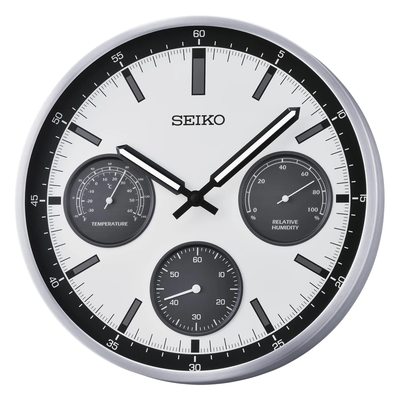Seiko Clocks Aluminium QXA823S