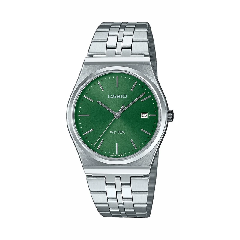 Casio B145D Watch Green/Silver 40 MM