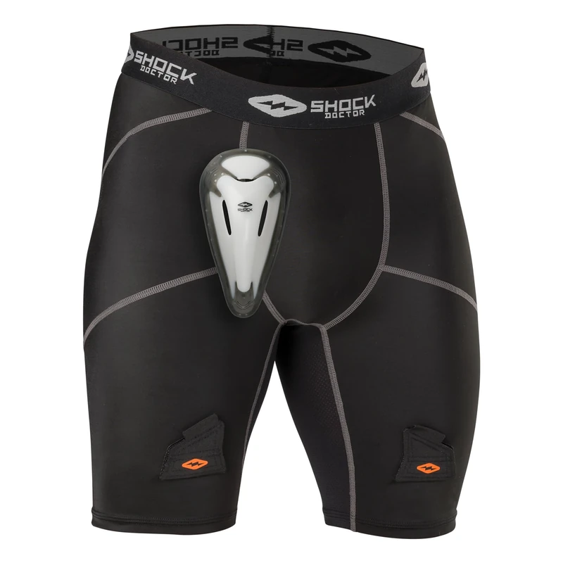 Shock Doctor Hockey Compression Short with BioFlex Cup Included for Adult Men - Image 1