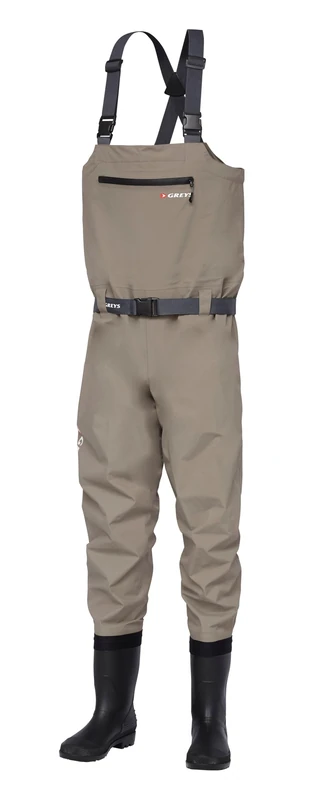 Greys Fin Bootfoot Fishing Waders | Breathable Waterproof Fly Fishing & Hunting Chest Waders for River, Lake and Coastal | Integrated Boots | Adjustable Suspenders | XXL | UK 11-12 | EU 46/47