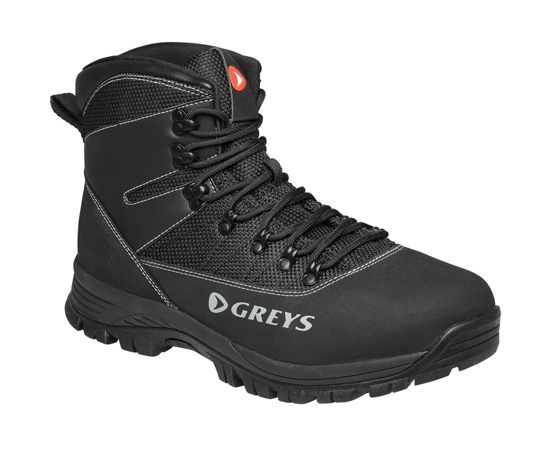 Greys Tital Fishing Boots | Durable Cleated Reinforced Wading Boots For River, Lake And Coastal Fishing | Directional Grip Rubber Sole | Saltwater Resistant Eyelets | UK 9 | EU 43 - Image 1