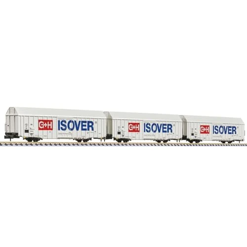 Liliput L260159 N Set of 3 Hbbks G+H ISOVER DB AG Freight Cars