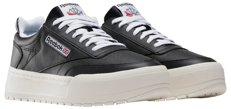 Reebok Club C MEGACOURT Black/Chalk/White Unisex Tennis Shoes