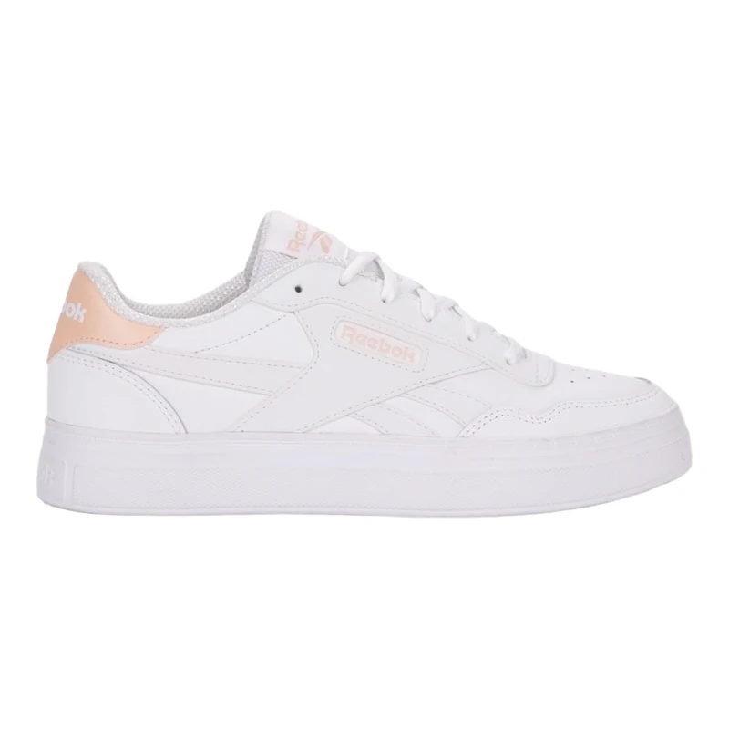 Reebok Court Advance Bold White/White/WASHEDCLAY Female Tennis Shoes