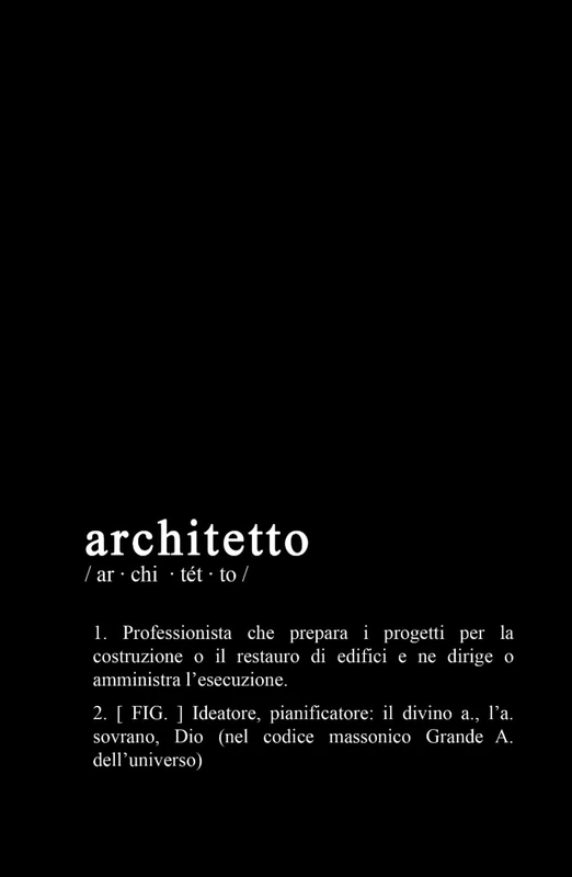ARCHITETTO: agenda in carta millimetrata per architetti