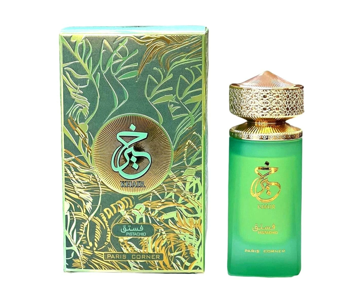 Pistachio Khair by PARIS CORNER - 100ml Eau de Parfum for Men and Women| Luxurious Pistachio Womens Perfume | Exotic Blend of Pistachio Gelato, Bergamot, Hazelnut & Jasmine | Perfume for Women and Men