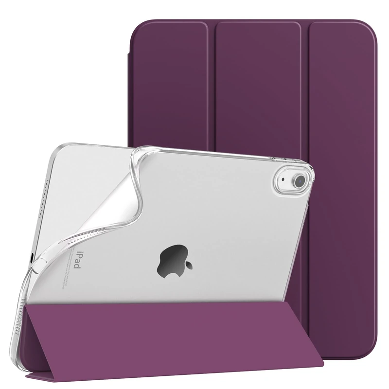 TiMOVO Case for iPad (A16) 11th Generation 11 Inch 2025, iPad 10th Generation Case 10.9 Inch 2022, Slim Soft TPU Translucent Frosted Back Cover for 11th/10th Gen, Auto Wake/Sleep - Dark Purple