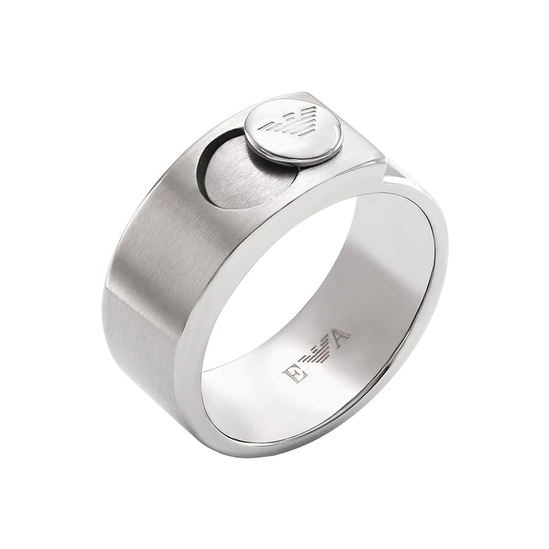 Emporio Armani Men's Stainless Steel Band Ring, EGS309004011