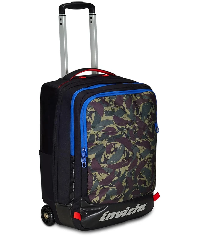 Invicta Travel Trolley Carry-On Trolley Colorblock, Green, Taglia Unica, Travel Trolley